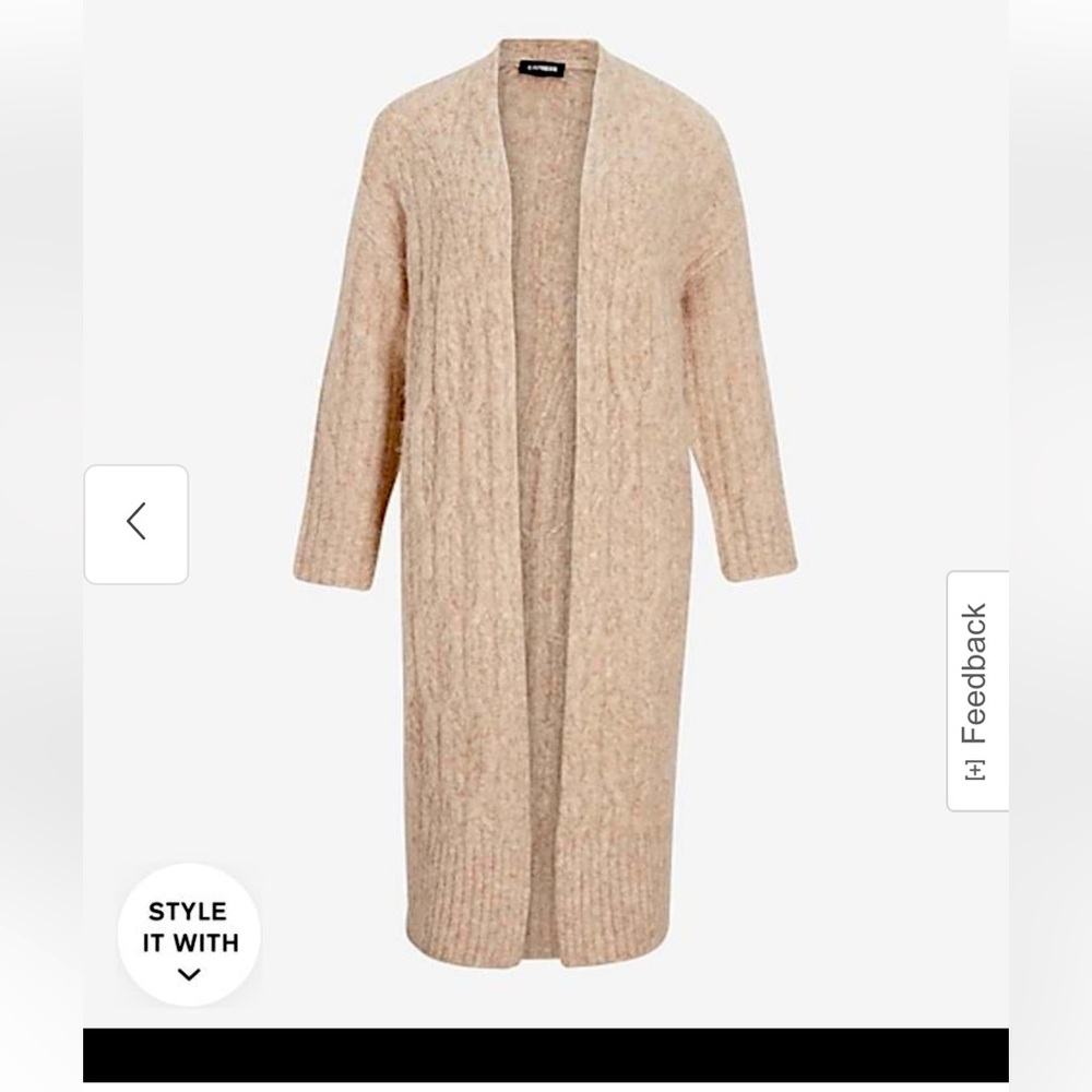NWT Express Cable knit duster cardigan ❤️🔥